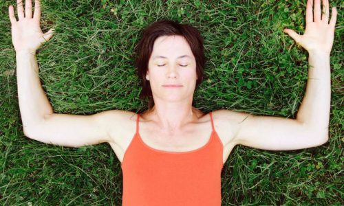 lying on back correct yoga post chiropractor